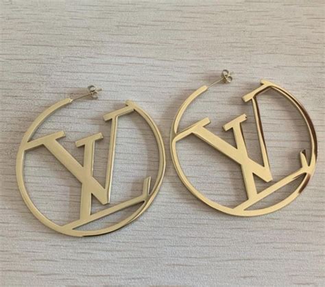 lv earring price|louis vuitton hoop earrings poshmark.